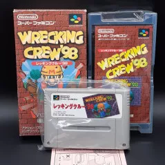 WRECKING CREW'98 Super Famicom Nintendo SFC Japan Snes Game Mario