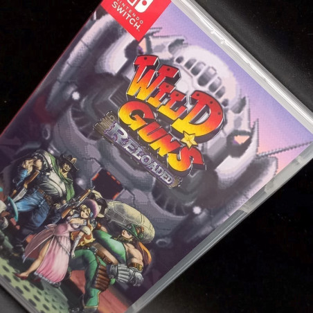 Wild Guns Reloaded 50(Card Postal)SWITCH EN NewSealed STRICTLY LIMITED NATSUME Action Tir Arcade Nintendo
