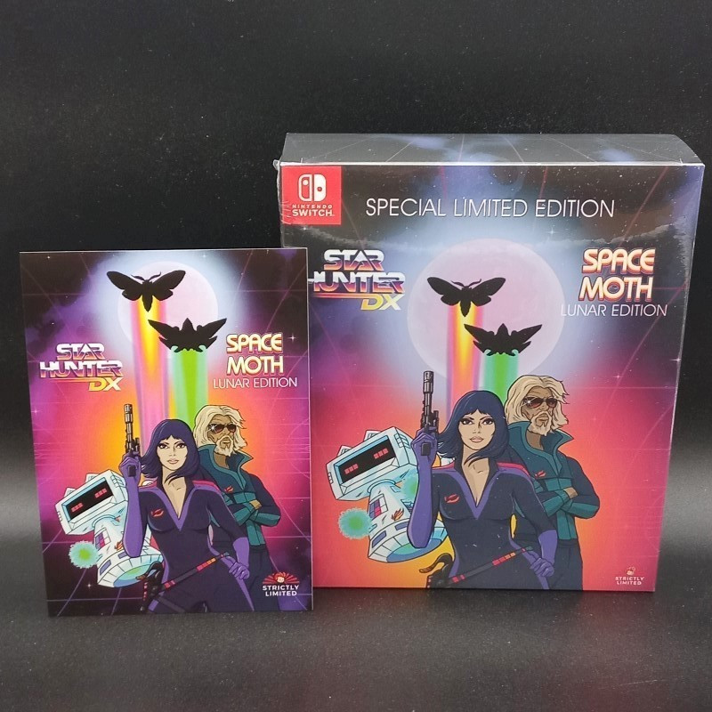 Space Hunter DX & Space Moth Lunar Edition 46 Limited(1000Copies)(Card Postal)SWITCH EU STRICTLY LIMITED Shoot Them Up SHMUP