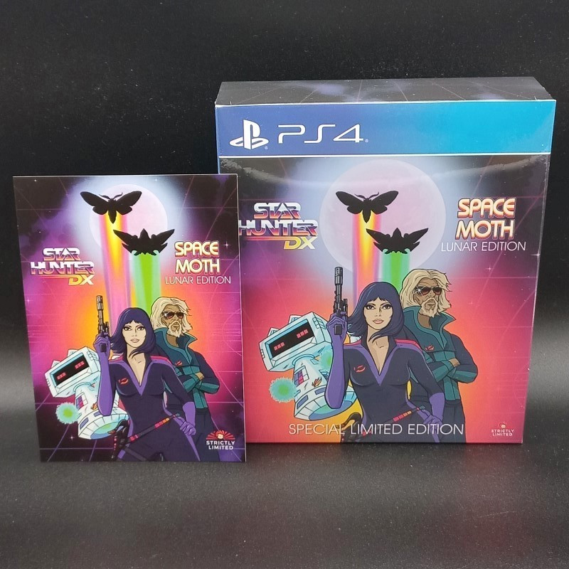 Space Hunter DX & Space Moth Lunar Edition 46 Limited(500Copies)(Card Postal)PS4 EU STRICTLY LIMITED Shoot Them Up SHMUP