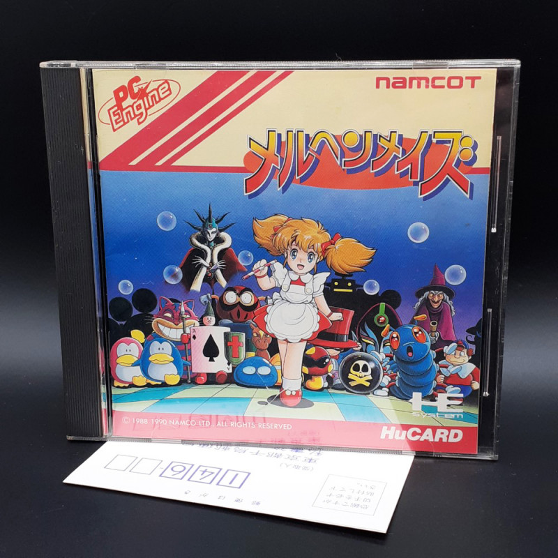 Marchen Maze +Reg.Card Nec PC Engine Hucard Japan Game PCE Alice in Wonderland Arcade Namco 1990