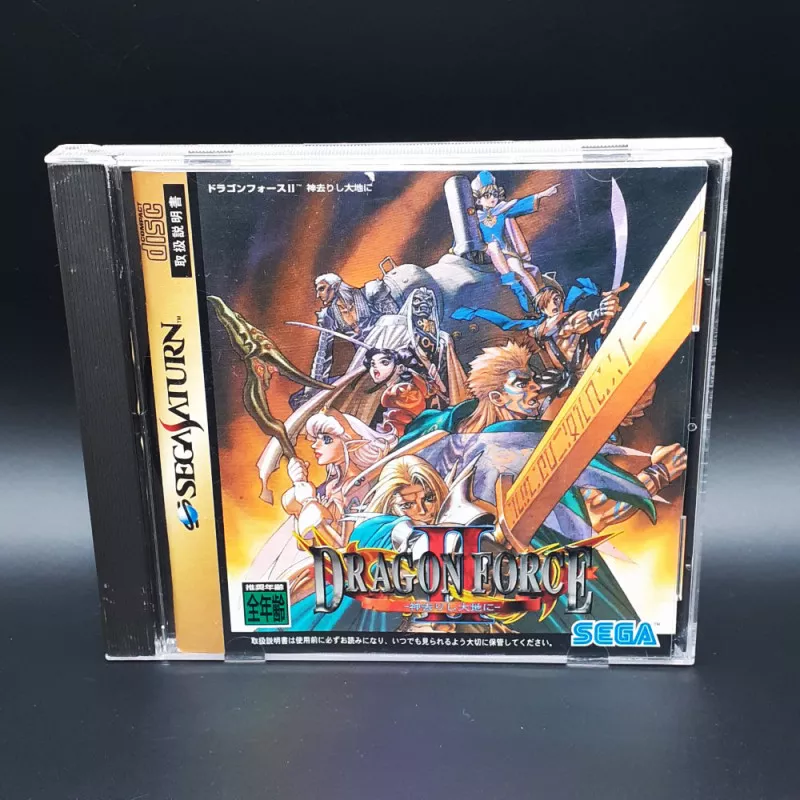 DRAGON FORCE II Sega Saturn Japan Game Simulation 2 RPG 1998