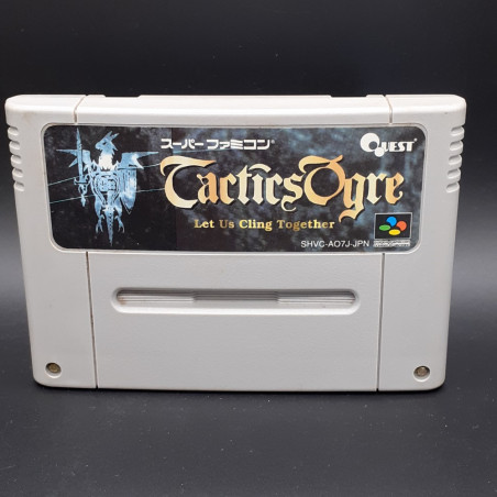 TACTICS OGRE (Cartridge Only) Super Famicom Nintendo SFC Snes Japan Game RPG Tactic Quest SHVC-AO7J