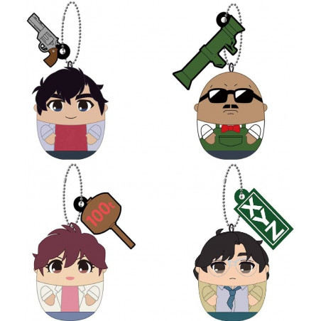 City Hunter Petit Mochi Mascot Full Set(Box of 4) Anicraft Official NEW Nicky Larson