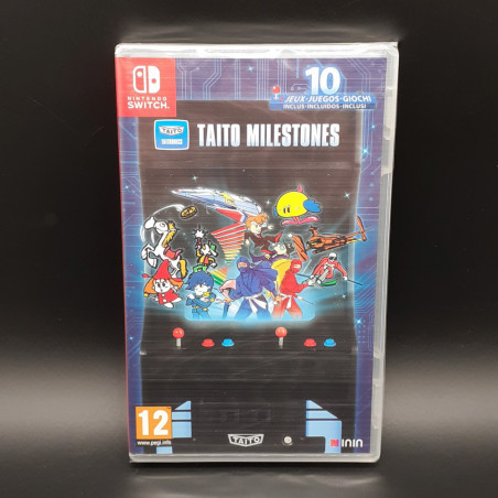 TAITO MILESTONES 10 Arcade Classic Games Switch Euro (EN-FR-ES-IT-DE-JP) NEW