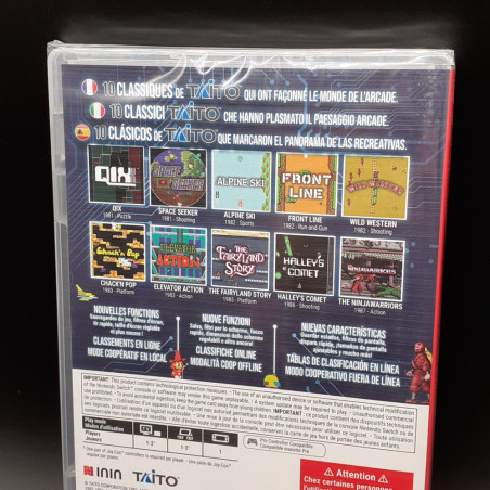 TAITO MILESTONES 10 Arcade Classic Games Switch Euro (EN-FR-ES-IT-DE-JP) NEW