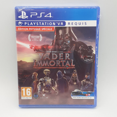 Vader Immortal: A Star Wars VR Series PS4 FR Game In EN-FR-SP-DE-IT-JP-KOR Neuf/NewSealed Playstation 4 Action PERP GAMES