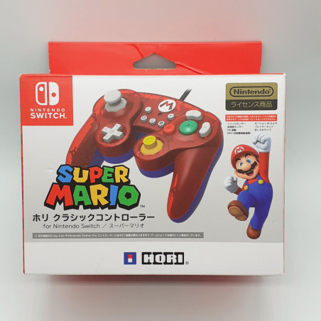 HORI CLASSIC CONTROLLER Nintendo Switch SUPER MARIO Manette Gamecube Japan Ver.