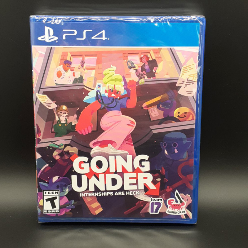 GOING UNDER PS4 LRG Limited Run Games Neuf/New Sealed Action Team 17 PS5-Playstation 4