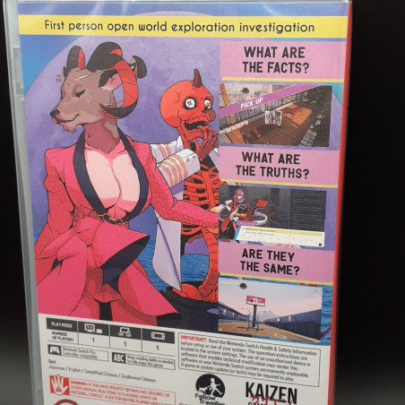 PARADISE KILLER Nintendo Switch 1Print Games (English) Neuf/NewSealed 1PG-NSW006