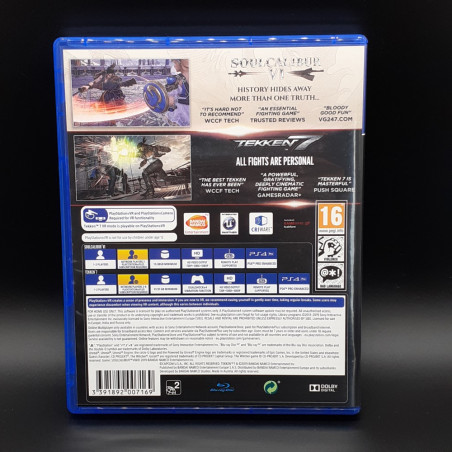 SOULCALIBUR VI + TEKKEN 7 PS4 Games EURO Ver. Fighting NamcoBandai Playstation 4