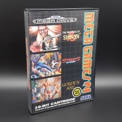 MEGA GAMES 2 Shinobi Streets Of Rage Golden Axe Sega Megadrive PAL EURO AsianVer.