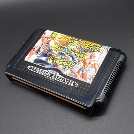 MEGA GAMES 2 Shinobi Streets Of Rage Golden Axe Sega Megadrive PAL EURO AsianVer.