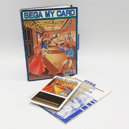 BANK PANIC Sega MY CARD SC-3000 SG-1000 Japan Game Jeu C-53 1985