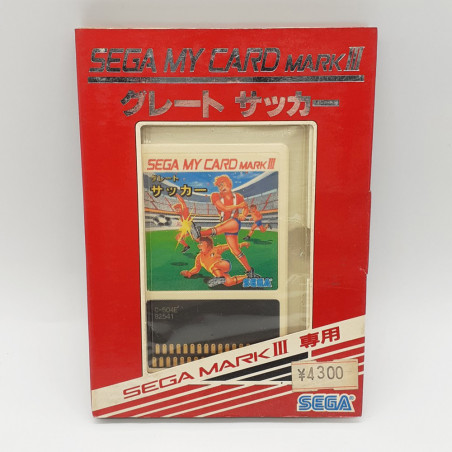 GREAT SOCCER Sega MY CARD MARK III Japan Game Jeu C-504 1985 Football