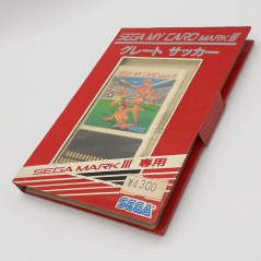 GREAT SOCCER Sega MY CARD MARK III Japan Game Jeu C-504 1985 Football