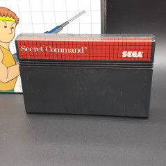 SECRET COMMAN Sega Master System PAL Game Jeu 1987 5081 Mega Cartridge (DV-LN1)