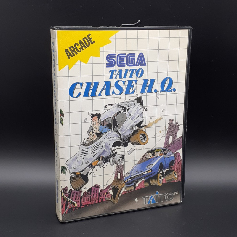 TAITO CHASE H.Q. Sega Master System PAL EURO Game Jeu 1990 7038 Arcade DV-LN1