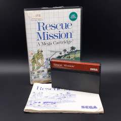 RESCUE MISSION Sega Master System PAL EUR Game Jeu 1988 5106 Mega Cartridge DV-LN1