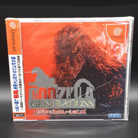Godzilla Generations Sega Dreamcast Japan Ver. Neuf/Brand New Factory Sealed BoxB Gozilla Kaiju