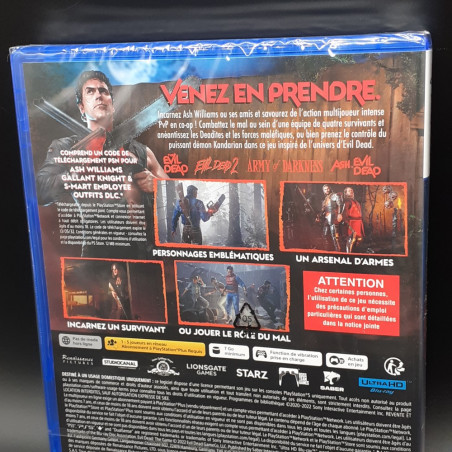 EVIL DEAD The Game PS5 FR Ver.Multilanguage Neuf/NewSealed ONLINE ACTION GAME