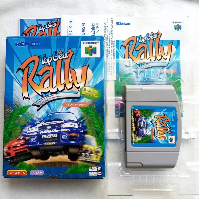 トップギアラリー Nintendo 64 Japan Ver. Racing Kemco 1997 N64