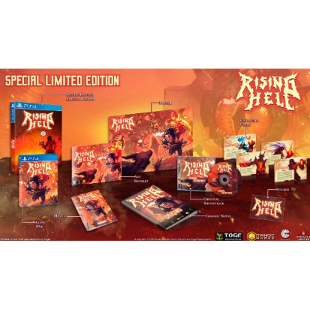 RISING HELL SPECIAL EDITION Strictly Limited Games (800EX!) SLG59+Card PS4 NEW