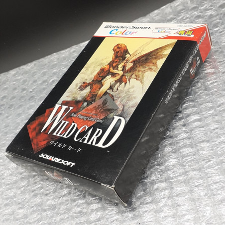 WILD CARD Bandai Wonderswan Color Japan Game Jeu Squaresoft Role Playing Card