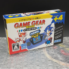 Console Sega Game Gear Micro Blue Japan NEW (4 games Included Sonic&Tails, Gunstar Heroes, SylvanTale, Bakubaku)