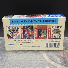 Console Sega Game Gear Micro Blue Japan NEW (4 games Included Sonic&Tails, Gunstar Heroes, SylvanTale, Bakubaku)