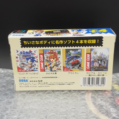 Console Sega Game Gear Micro Black Japan NEW (4 games Included Sonic, Puyo, Outrun, Royal Stone)
