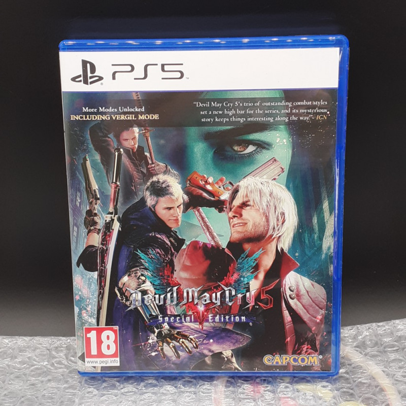 DEVIL MAY CRY 5 Special Edition PS5 Game in EN-FR-DE-ES-IT-JP Used DMC Capcom