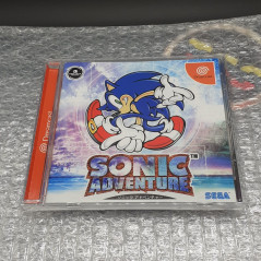 SONIC ADVENTURE (+Hagaki&Obi) Sega Dreamcast DC Japan Game TBE