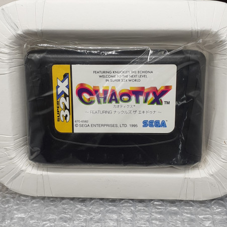 CHAOTIX Sega Super 32X Japan Game Sonic Knuckles Megadrive Mega Drive Action