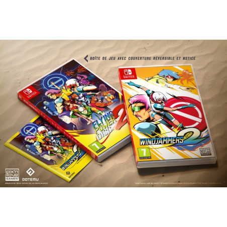 WINDJAMMERS 2 First Edition(3000Ex.) SWITCH Pix'n Love Games NEW (EN-FR-ES-DE-IT-PT-JP) FlyingPowerDisc