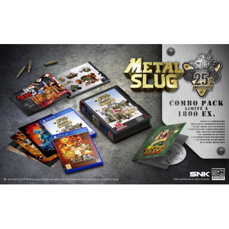 METAL SLUG COMBO PACK (1800Ex.) Anthology + XX + NeoGeo Box PS4 Games Pix'n Love