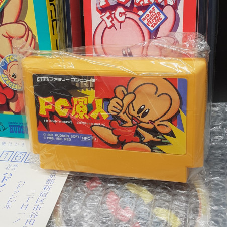 FC GENJIN Famicom (Nintendo Nes FC) Japan Game Bonk Kids Hudson Soft 1994 HFC-F3