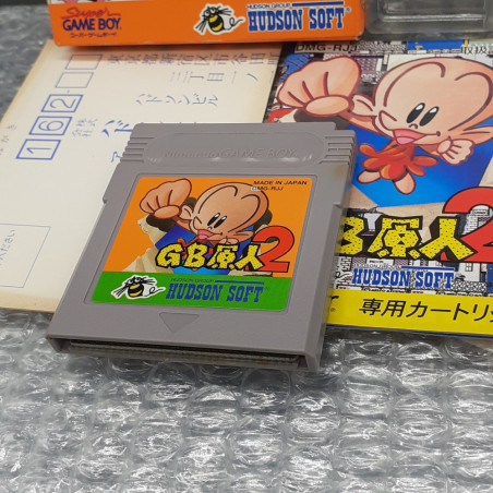 GB原人2 GB Genjin 2 Nintendo Game Boy Japan Gameboy Bonk PC Kid Hudson Soft Platform 1994 DMG-RJJ
