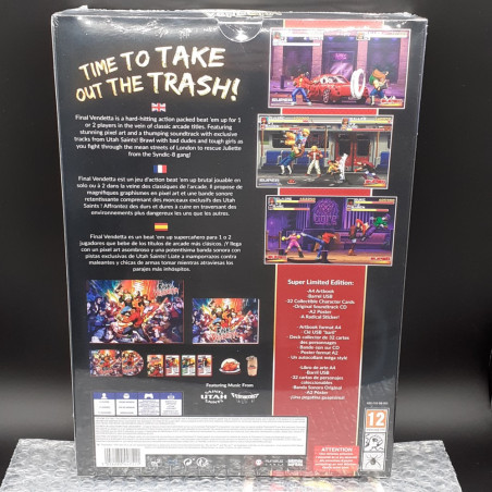 FINAL VENDETTA Super Limited Edition PS4 Game In EN-FR-DE-ES-IT-PT-NL-JP-KR NEW Beat'em All