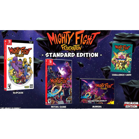 MIGHTY FIGHT FEDERATION Nintendo Switch Premium Edition Games 06 G4G NEW Fighting Party