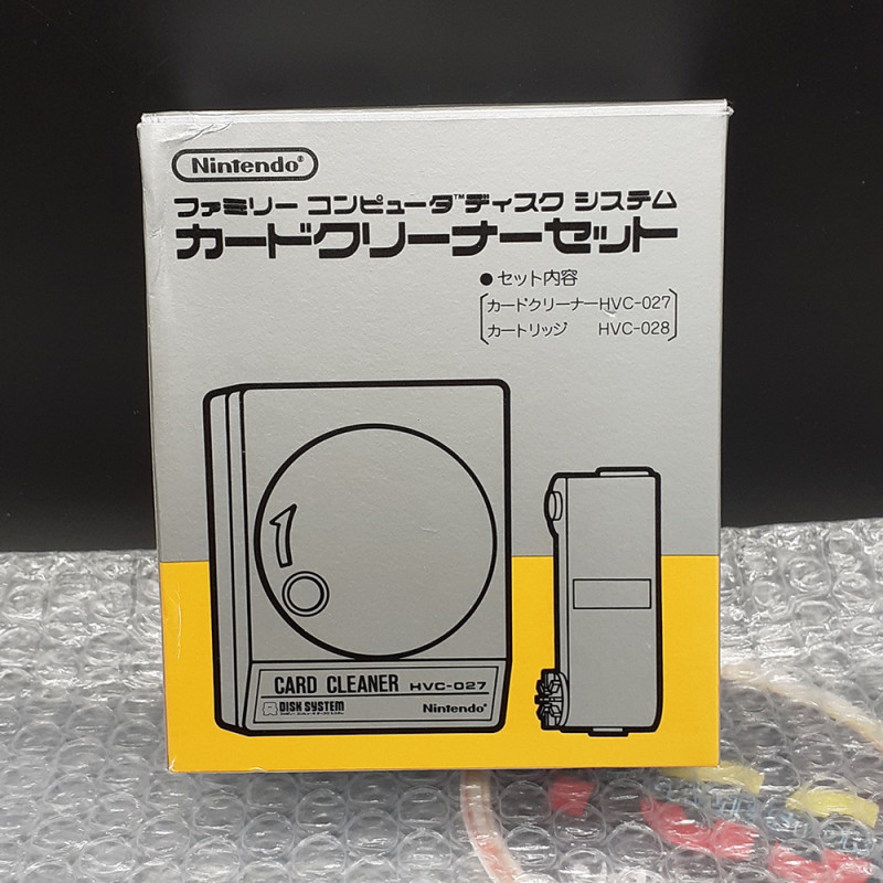 CARD CLEANER SET HVC-027&HVC-028 NEW! Famicom Disk System (1986 Nintendo Japan)