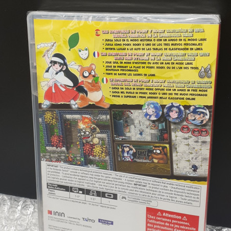 Pocky & Rocky Reshrined Kiki Kaikai Nintendo Switch EU Game n EN-FR-DE-KR-JP NEW