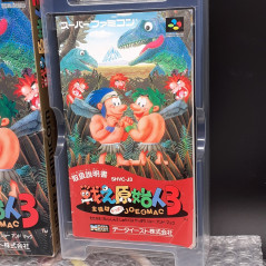 Joe & Mac 3 Tatakae Genshijin Caveman Super Famicom Japan Game (Nintendo SFC)