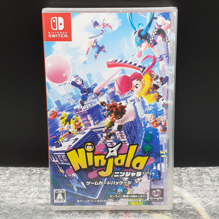 Ninjala Game Card Package Switch Japan Game in EN-FR-DE-ES-IT-KR NEW Sealed