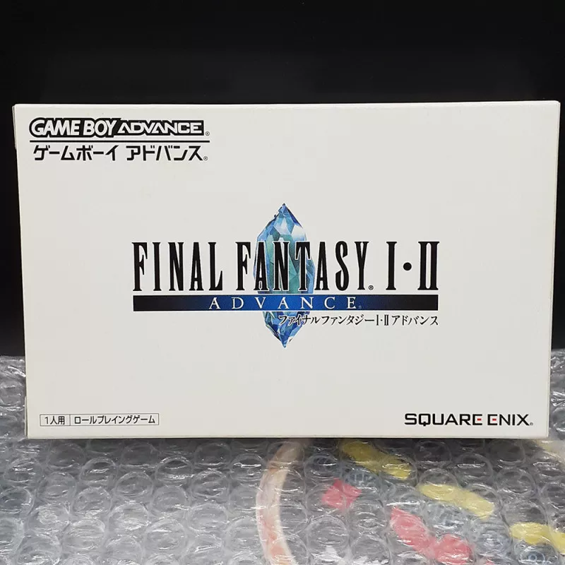 ファイナルファンタジー I・II アドバンス Game Boy Advance GBA Japan Ver. Square Enix RPG FF  I.II