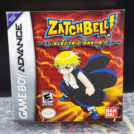 ZATCH BELL! Electric Arena GBA Game Boy Advance USA Ver. Konjiki no Gash Bell