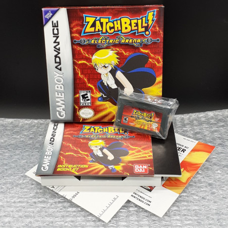 ZATCH BELL! Electric Arena GBA Game Boy Advance USA Ver. Konjiki no Gash Bell
