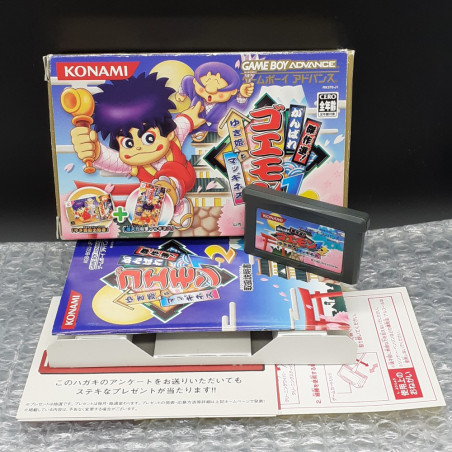 GANBARE GOEMON 1 & 2 Game Boy Advance GBA Japan Ver. Mystical Ninja Yukihime Maginesu