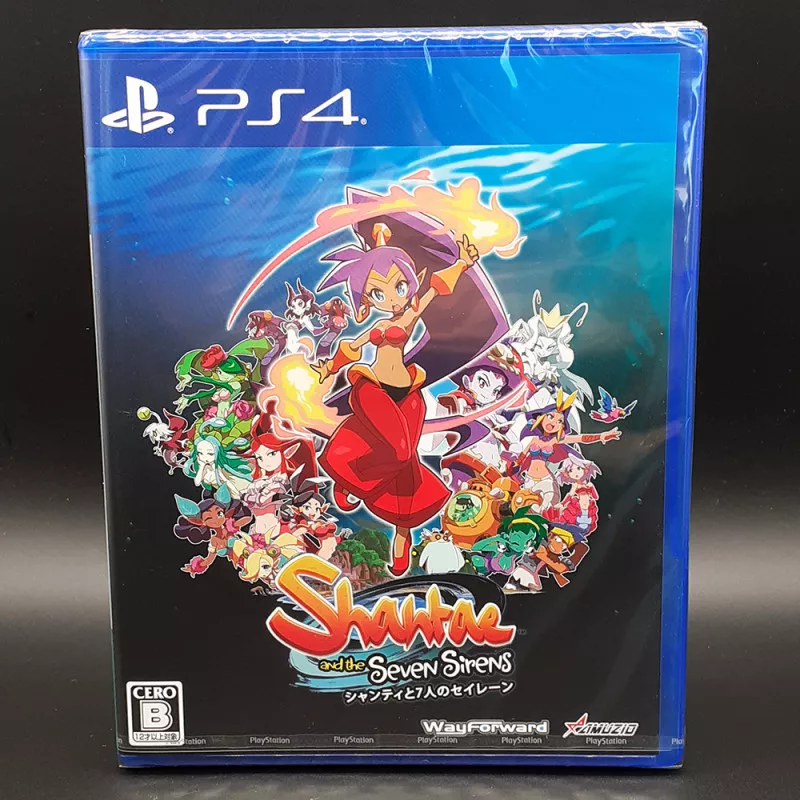 SHANTAE And The Seven Sirens PS4 Japan Game in ENGLISH Neuf/New