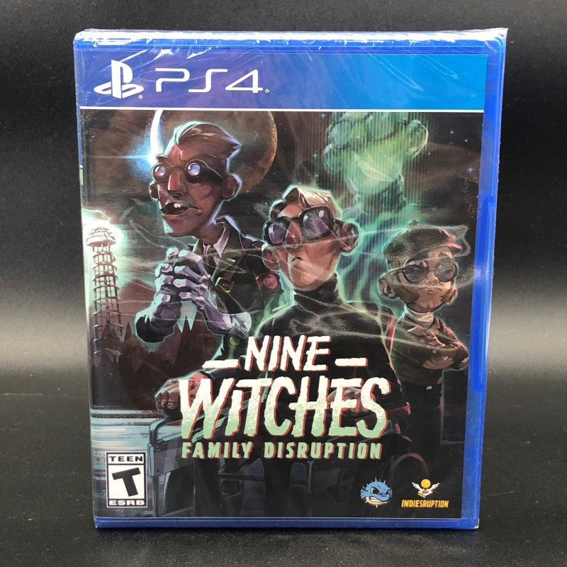 NINE WITCHES FAMILY DISRUPTION Limited Run Games LRG427 PS4 NEW(En-Fr-Es-De-Po)